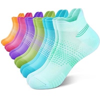 Chaussettes de sport unisexes à cheville ODM fines, respirantes, antidérapantes, anti-humidité, avec protection du talon pour le cyclisme