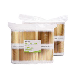 Chine gros oreille nettoyage maquillage Q conseils 1000 pièces <span class=keywords><strong>coton</strong></span>-<span class=keywords><strong>tige</strong></span> bambou bâton <span class=keywords><strong>coton</strong></span>-<span class=keywords><strong>tige</strong></span> dans les sacs - Product Image 4