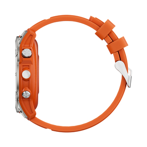 Montre connectée Fashion AW45 FitCloudPro avec bracelet <span class=keywords><strong>orange</strong></span>, lampe de poche, appels Bluetooth, moniteur de fréquence cardiaque, moniteur d'oxygène sanguin, bracelet de sport 2025 - Product Image 4