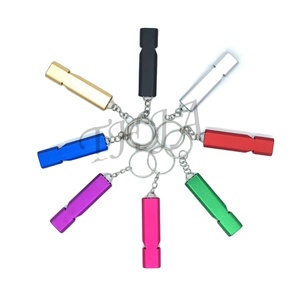 Bán Buôn An Ninh Tự Vệ An Toàn Kim Loại Còi <span class=keywords><strong>Keychain</strong></span> Vòng Chìa Khóa Mặt Dây Chuyền Khẩn Cấp Còi Cho Phụ Nữ - Product Image 1