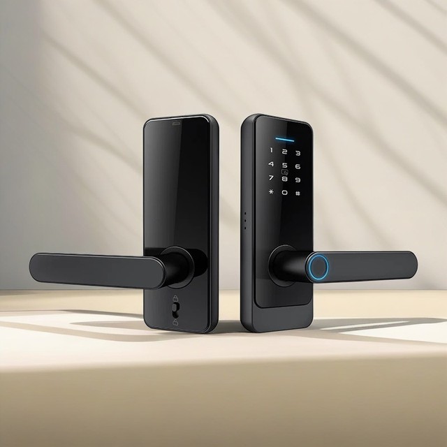 2026 Shenzhen Interior Door Lock Wifi Smart Lock for Bedroom Home Smart Digital Card Password Electric Mortise Key