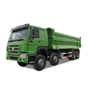 รถบรรทุกเหมือง Howo 8x4 ยูโร 2 ดีเซล 10 ล้อ รับน้ำหนัก 11-20 ตัน พวงมาลัยซ้าย กล้องมองหลัง 251-350 แรงม้า 6-8 ลิตร จอสัมผัส 5 เกียร์เดินหน้า 8 เมตร - Product Image 1