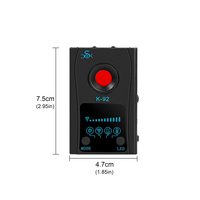 Detector de cámara antirfisgones K92, escáner IR, Detector GPS, antiseguimiento, antiespía, para viaje, Hotel