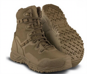 Botas tácticas TSB204 710 para hombre, de lona y gamuza, con forro de malla, impermeables, transpirables, con cordones, para verano, invierno, senderismo, escalada y caza. - Product Image 3