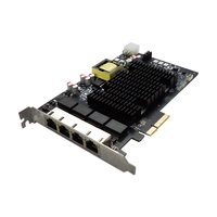 Hikrobot 4 * Interfaz RJ45 Puertos cuádruples WX1860 Adaptadores Ethernet POE Grabber de visión artificial