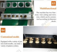MY Offre Spéciale Mouleur rotatif manuel de biscuits Machine à former entièrement automatique Distributeur de biscuits