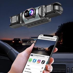 Caméra de tableau de bord portable double objectif IPS, enregistreur vidéo de voiture, grand angle 120-150°, enregistrement en boucle, moniteur de stationnement, <span class=keywords><strong>vision</strong></span> nocturne - Product Image 4