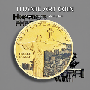Rms Titanic Collectie Vergulde Kunst Munt Uv Gedrukt Souvenir Herdenkingsmunt Metalen Ambacht Unieke Verzamelbare Munt - Product Image 3
