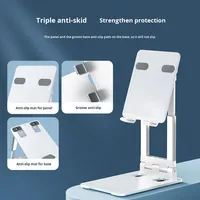 Support de tablette pliable en plastique et en métal avec support plat et fonctions de levage pour l'apprentissage et les jeux