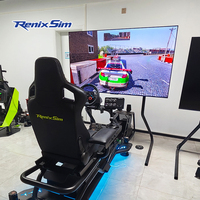Renixsim F1 Racing Arena : Simulateur de Course Cockpit, Parc d'Attractions Commercial, Formation Clé en Main, Simulateur de Mouvement Voiture, Rig SimRacing