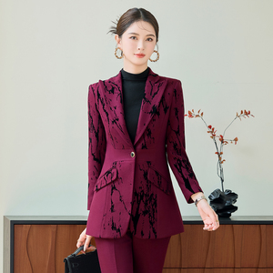 Blazer é<span class=keywords><strong>l</strong></span>égant pour femmes, à un seul bouton, patchwork, pour le bureau, prix réduit - Product Image 5