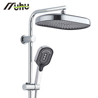 Système de douche mural en gros en acier inoxydable SS304 avec colonne de douche et kit de douchette ABS