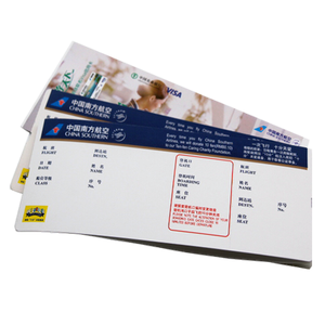 Papier thermique écologique, cartes d'embarquement personnalisées pour les compagnies aériennes, avec des billets d'avion bon marché, des billets de concert, des voyages et des billets d'avion, matière première - Product Image 1