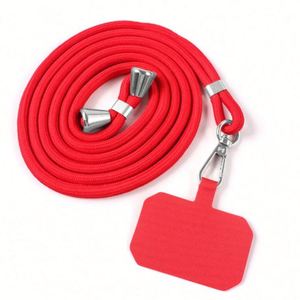 Sangle de cou réglable universelle en nylon avec patch de fixation pour téléphone portable, compatible avec tous les smartphones - Product Image 1