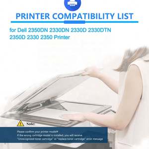 Compatible Dell 2330 Noir Non-Original pour Cartouche de Toner 2350DN 2330D 2330DTN 2350D 2330 2350 Date Smart Chip Toner - Product Image 6