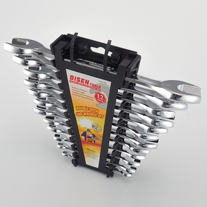 Disen Dụng Cụ Cầm Tay Gương Kép Mở Kết Thúc Xỉn Màu Cờ Lê <span class=keywords><strong>Spanner</strong></span> <span class=keywords><strong>Set</strong></span> 12 Cái - Product Image 4