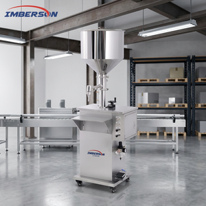 <span class=keywords><strong>Machine</strong></span> de remplissage semi-automatique pneumatique verticale réglable et mobile pour liquides, crèmes, gels, poudres, boissons, produits chimiques et produits en verre - Product Image 2