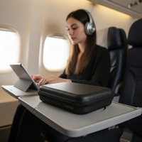 Organisateur portable en EVA rigide, étui de transport à fermeture éclair pour accessoires électroniques, câbles, chargeurs, adaptateurs USB