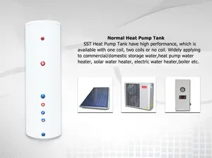 SST può essere personalizzato serbatoio della pompa di calore 100L 200L 300L serbatoio dell'acqua calda domestica in acciaio inossidabile