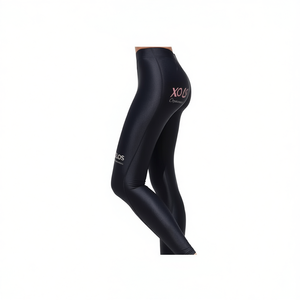 Women's Custom Sports Fitness High Waist Gym Leggings 100% Polyester Four-Way Stretch Compression <b>Pants</b> Elastic Waist Yoga - Product Image 1