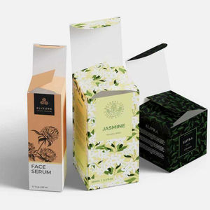 Scatole cosmetiche per imballaggio personalizzate scatole di carta bianca scatole regalo di olio essenziale per piccole imprese - Product Image 2