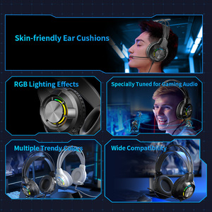 Custom Wired Gaming Headset, Over-Ear 3.5mm Earphone with Mic for PC Laptop, Factory OEM - Product Image 2