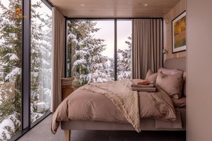 Maison conteneur modulaire isolée <span class=keywords><strong>de</strong></span> style européen, aménagement personnalisable, entièrement équipée, cabane <span class=keywords><strong>de</strong></span> luxe portable, facile à déplacer, mur en <span class=keywords><strong>verre</strong></span> - Product Image 3