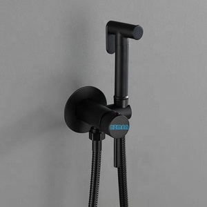 NZMAN <strong>Best</strong> Seller Matte Black Wall Mounted Shattaf <strong>Bidet</strong> Set, Hot and Cold Mixer Valve <strong>Spray</strong> Head, Muslim <strong>Bidet</strong> Shower Sprayer - Product Image 2