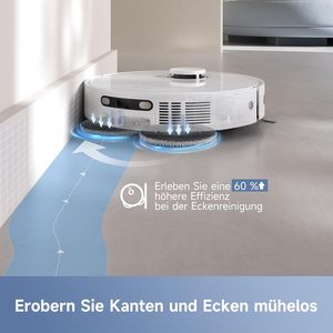 Pour aspirateur robot Mova E30 Ultra avec fonction serpillière, vidage automatique et nettoyage automatique de la serpillière, 7000 Pa - Product Image 5