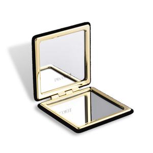 Luxury Custom Logo Luxury Black Square Frame Fashion Cosmetic Pocket <b>Mirror</b> - Product Image 4