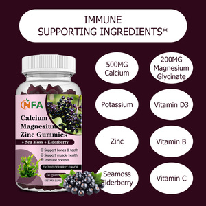 OEM ODM Calcium Magnesium Zinc Gummies Support Bones Teeth Support Muscle Health Immune Booster Sleep Mood Energy - Product Image 6