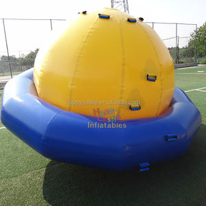 Jouets aquatiques gonflables de 3m pour 6 personnes Bateau disco remorquable gonflable Spinning Twister <span class=keywords><strong>Bouée</strong></span> rotative Jeu de sports nautiques - Product Image 4