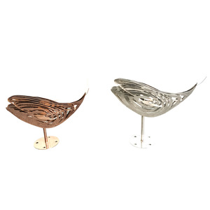 Stainless Steel Whale Pool Ornament Mirror Surface 380x210x320mm Outdoor Floor Mount Animal Sculpture for Garden Hotel Pool - Product Image 2