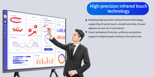 จอแสดงผล LED แบบ All-in-One รุ่น P1.56 พร้อมขาตั้งเคลื่อนที่สำหรับการสอนและการนำเสนอภายในอาคาร - Product Image 2
