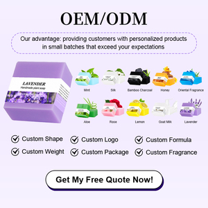 Jabón de <span class=keywords><strong>Lavanda</strong></span> Orgánico - Aromaterapia Relajante, Limpieza Profunda y Protección de la Piel, Alivia la Sequedad y Repara la Piel Sensible y Frágil - Product Image 5