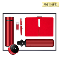 Ensemble Cadeau Personnalisé Premium avec Logo d'Entreprise : Thermos, Carnet, Stylo, Parapluie, Clé USB 16 Go – Fournisseur d'Usine