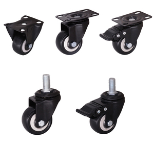 1,5 polegadas Light Duty poliuretano giratório rodízio roda escritório cadeira gabinete rotativo rodízios - Product Image 1