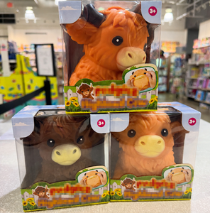 Juguetes al por mayor de vaca Highland gigante de plástico y silicona, rellenos de harina, blandos, divertidos, de recuperación lenta, para ejercitar la mano y aliviar el estrés - Product Image 6