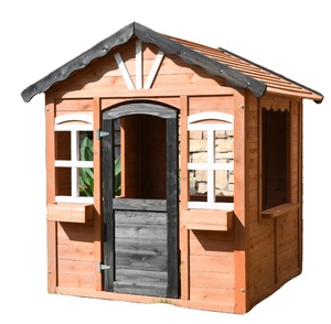 <span class=keywords><strong>Casa</strong></span> de juegos duradera para niños, caseta de distribución de <span class=keywords><strong>madera</strong></span> para exteriores - Product Image 1