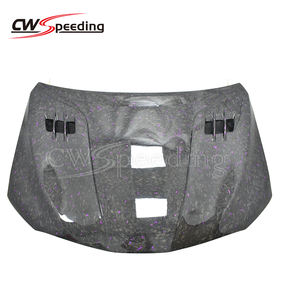 סגנון CWS-C מזויפים סיבי פחמן עם מנוע סגול מכסה המנוע עבור ערכת הגוף 2018 <span class=keywords><strong>toyota</strong></span> - Product Image 6