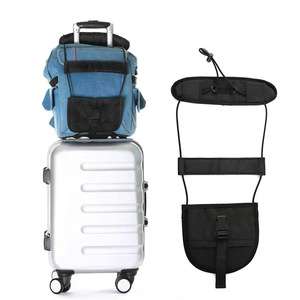 Sangle élastique pour bagages en nylon 1M avec boucle en plastique noir, renfort pour valise et sac à dos, fixation de sécurité en forme de croix - Product Image 1