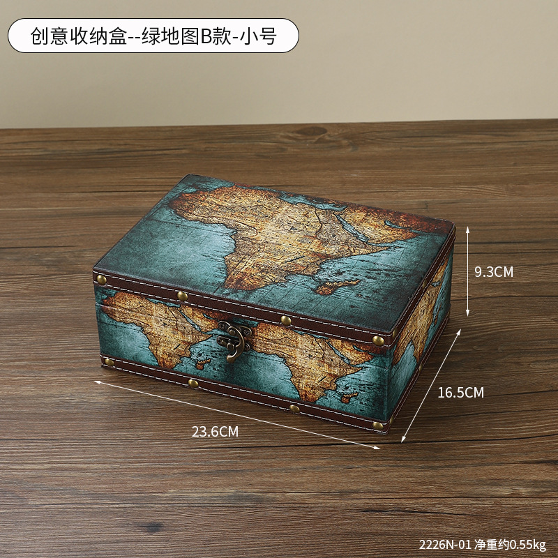 Boîte de rangement - Carte verte modèle B - Petite