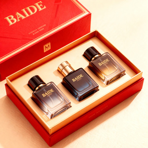 Juego de Botellas de Perfume Vacías Mini Nuevas al por Mayor, Botellas de Vidrio Cuadradas Planas con Cierre a Presión de 30 ml, 50 ml y 100 ml con Caja - Product Image 6