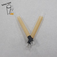 Ruban adhésif en papier non blanchi pour cigarettes, 10 mm, transparent, accessoires pour fumeurs