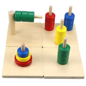 Ausili Didattici Montessori per Neonati 0-3 Anni, Giocattoli in Legno per l'Apprendimento Genitore-Figlio, per Asilo e <span class=keywords><strong>Educazione</strong></span> Precoce Familiare - Product Image 1