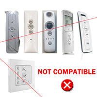 Para Telis 1 4 Pure 1810631 1810631A 1810630 1810630A 1810632 1810633 1810635 Control remoto de 433,42 MHz