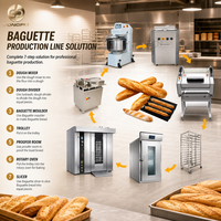 Solution tout-en-un, four à pain et à pizza électrique automatique commercial en acier inoxydable pour boulangerie, restaurant