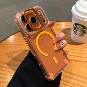 Fundas Transparentes Premium Altamente Protectoras para iPhone 17/17 Pro/17 Pro Max, Cubierta Magnética en las Esquinas, para iPhone 17 con Funda Plegable para la Cámara - Product Image 1
