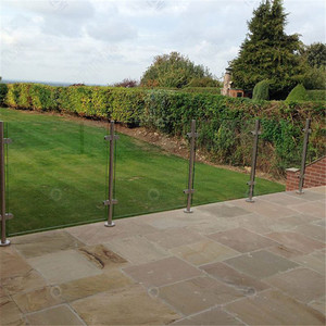 Garde-corps en verre élégant Prima barrière durable pour escalier de balcon et garde-corps en verre de poteau de sécurité au bord de la piscine - Product Image 3