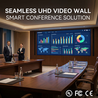 Écran LED vidéo mural intérieur haute luminosité P2.604/P2.976/P3.91 4:3 avec intégration SDK personnalisée pour centre de commande et exposition